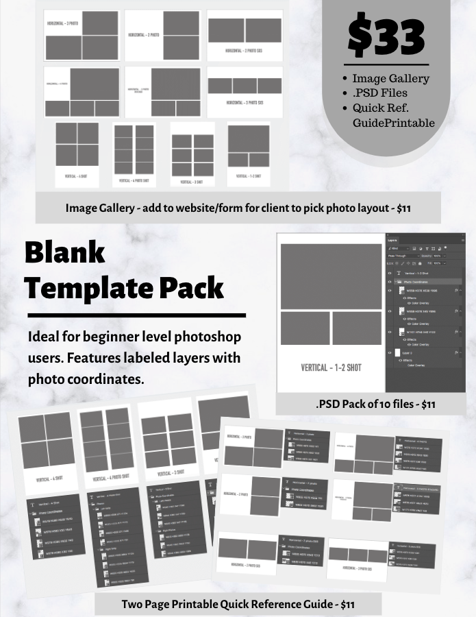 Blank Template Pack